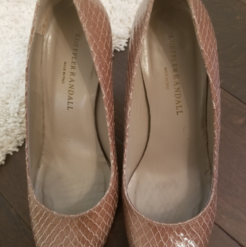 Loefller Randall reptile print block heels - Picture 2 of 8